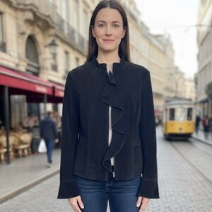 Margaret Godfrey 100% Suede Leather Jacket